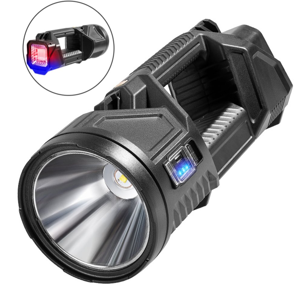 Dual System Front and Rear Handheld Spotlight Torch 50000 High Lumens