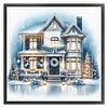 Christmas Cottage-11CT Counted Cross Stitch 50*50cm/19.69*19.69in