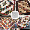【2023 NEW】 Log Cabin Bouquet Quilt Template Set- With Instructions