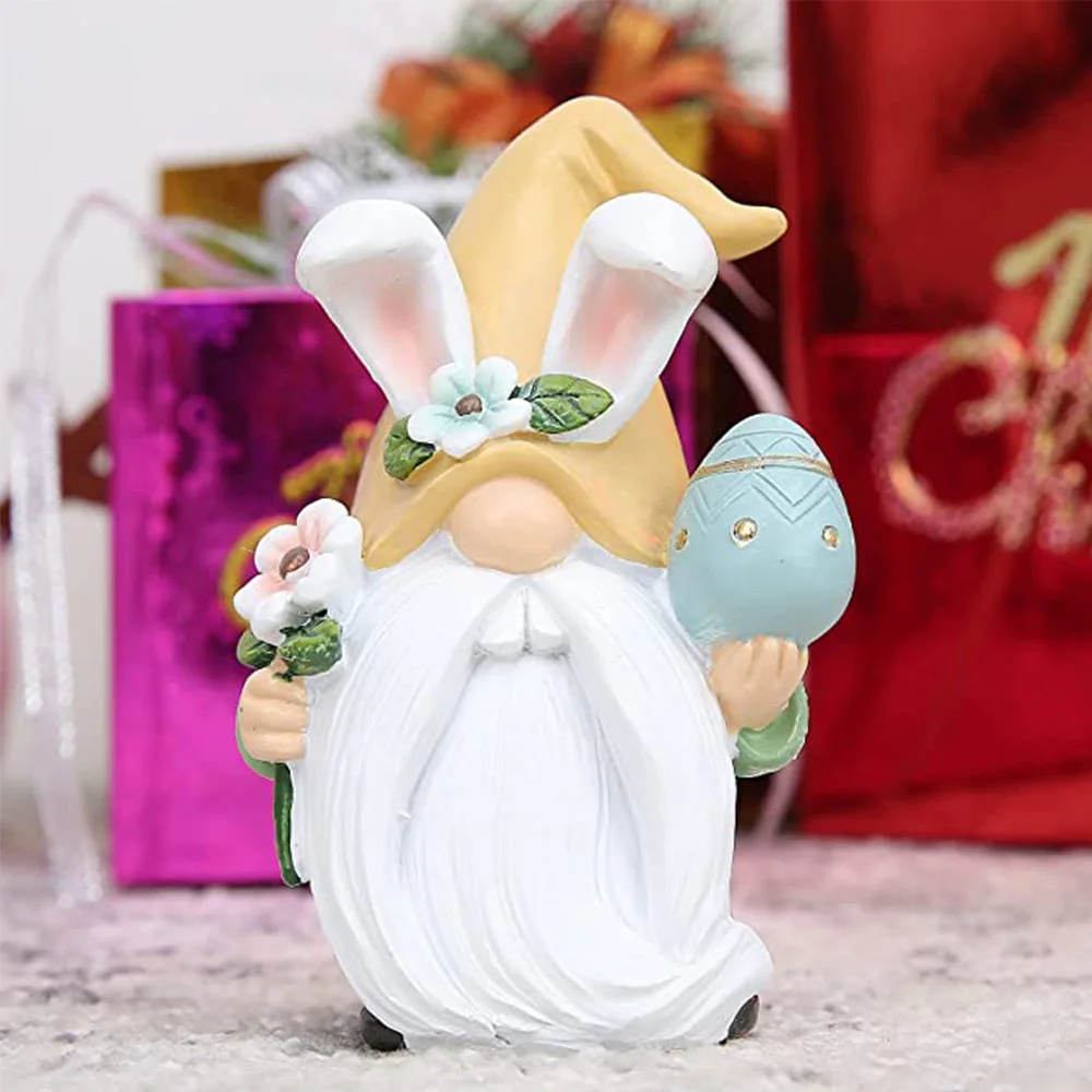 Easter Bunny Gnome Resin Home Ornament Crafts
