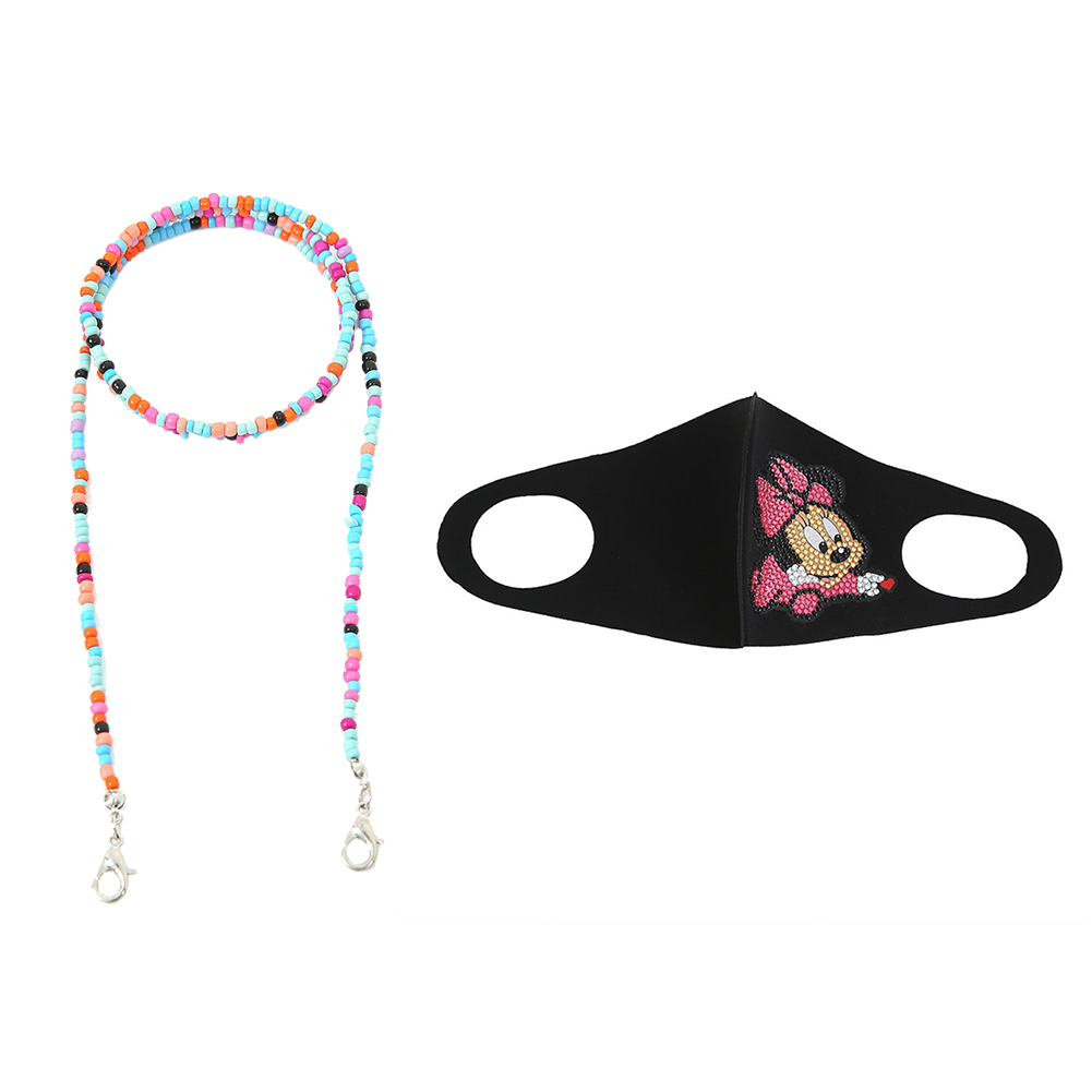 

Cartoon Mouse Veiling with Chain - 5D DIY Craft Fashion Accessories, 501 Original