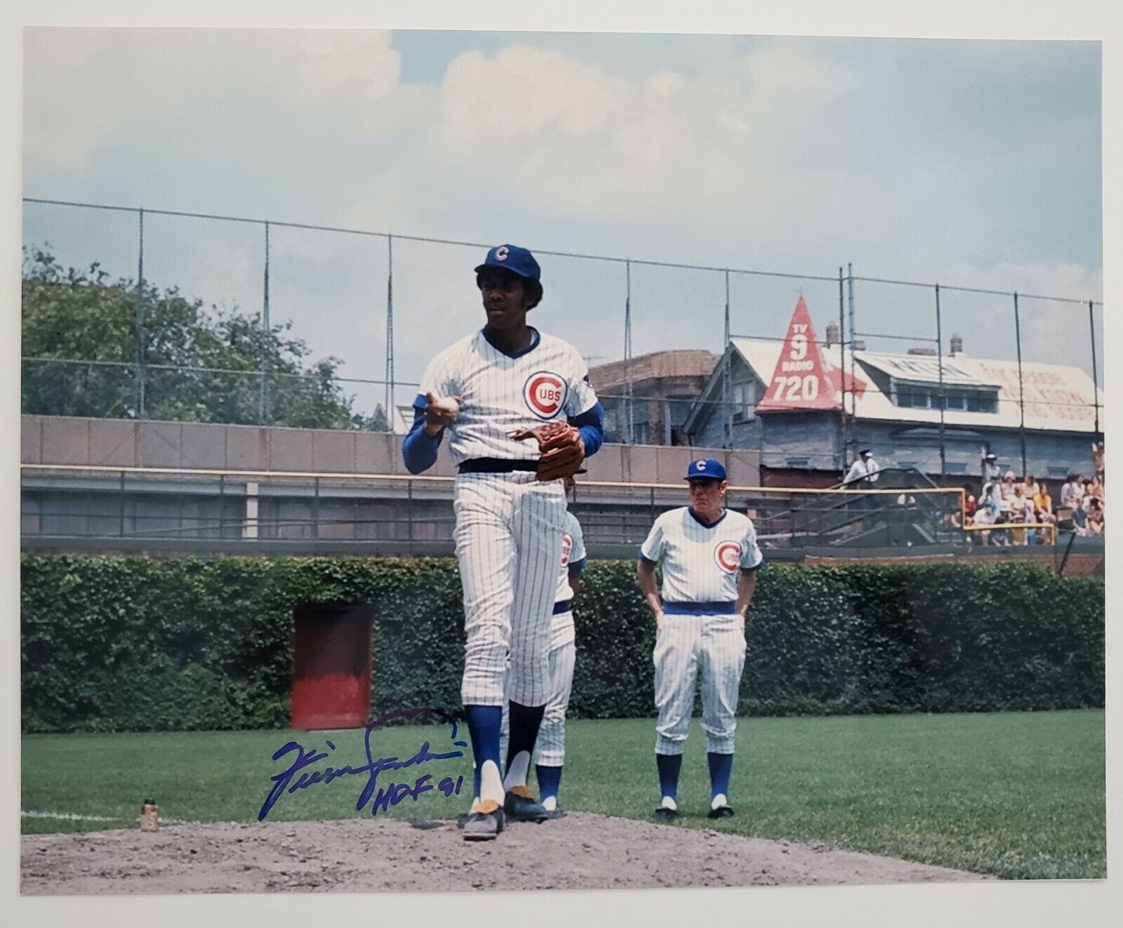 Fergie Jenkins Signed 11x14 Chicago Cubs Photo Poster painting MLB Hall Of Famer LEGEND RAD