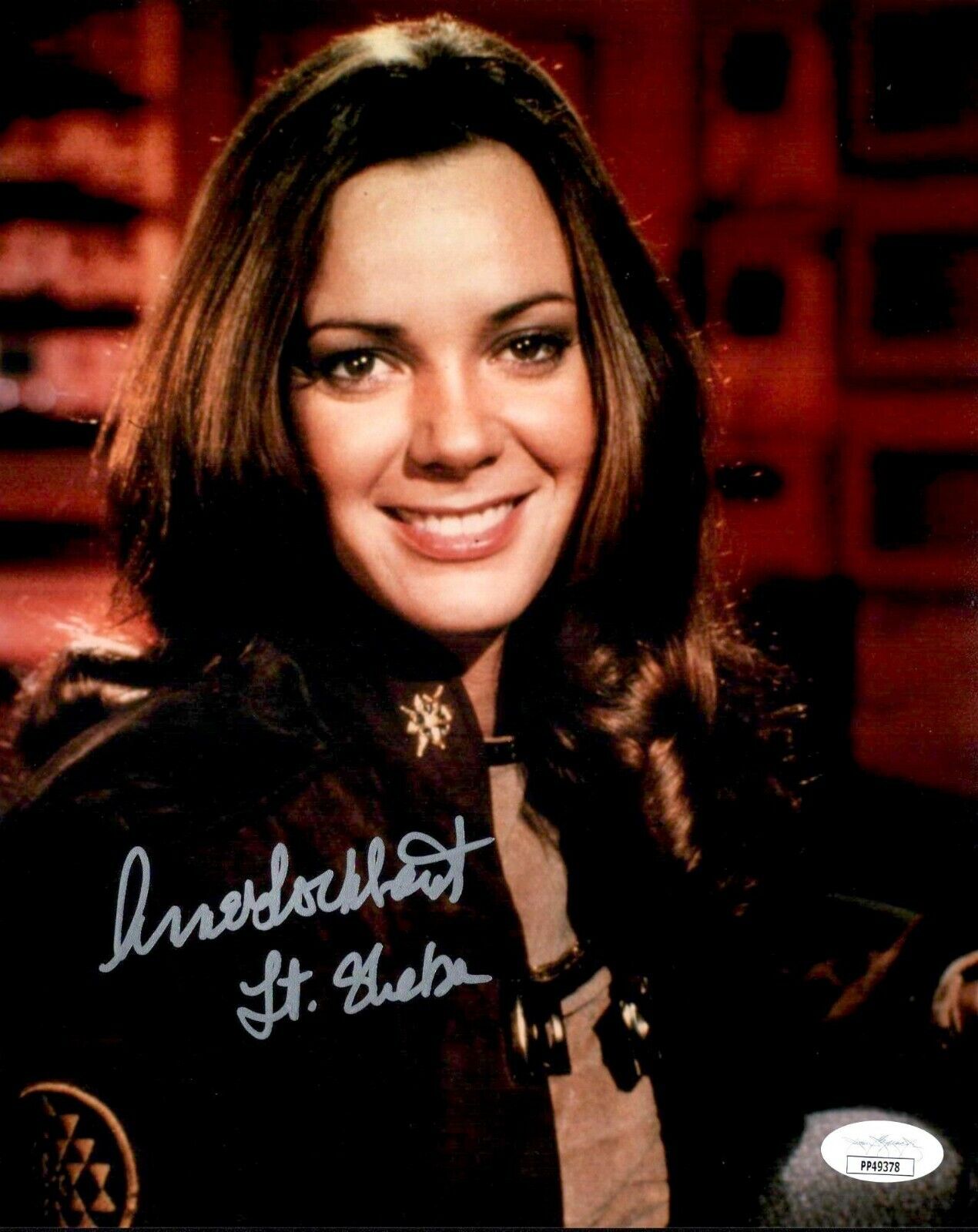 ANNE LOCKHART Signed BATTLESTAR GALACTICA 8x10 Photo Poster painting with JSA COA