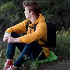Inflatable Seat Cushion Hiking Seat Pad Portable Travel Cushion for Airplane Car