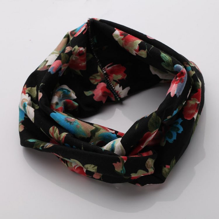 Bohemian Floral Tie Knot Hair Bands For Women