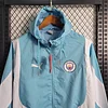 2023/2024 Manchester City Windbreaker Light Blue Football Shirt 1:1 Thai Quality