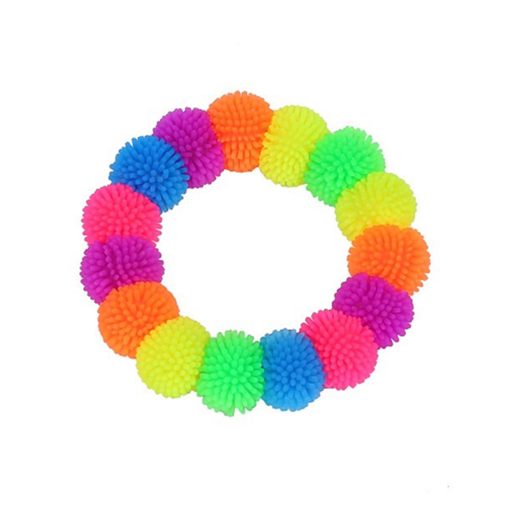 

12pcs TPR Colorful Soft Bracelet Stress Relief Elastic Fidget Toys Random, 501 Original