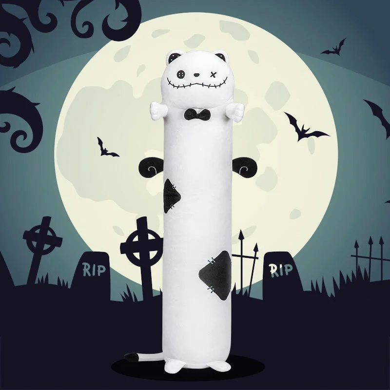 Halloween Doudou Démon Axolotl Blanc Range Jouet En Peluche Animaux Oreiller Peluche