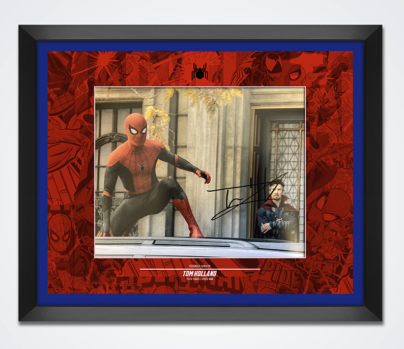 Tom Holland Signed & Framed 10X8 Photo Poster painting Spider-Man: No Way Home AFTAL COA