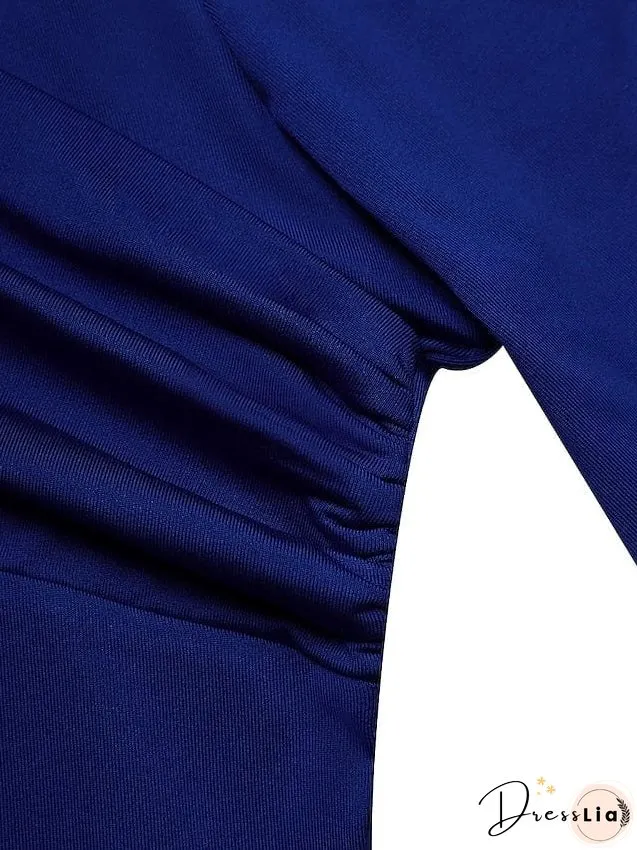 Square Neckline Mini Dress