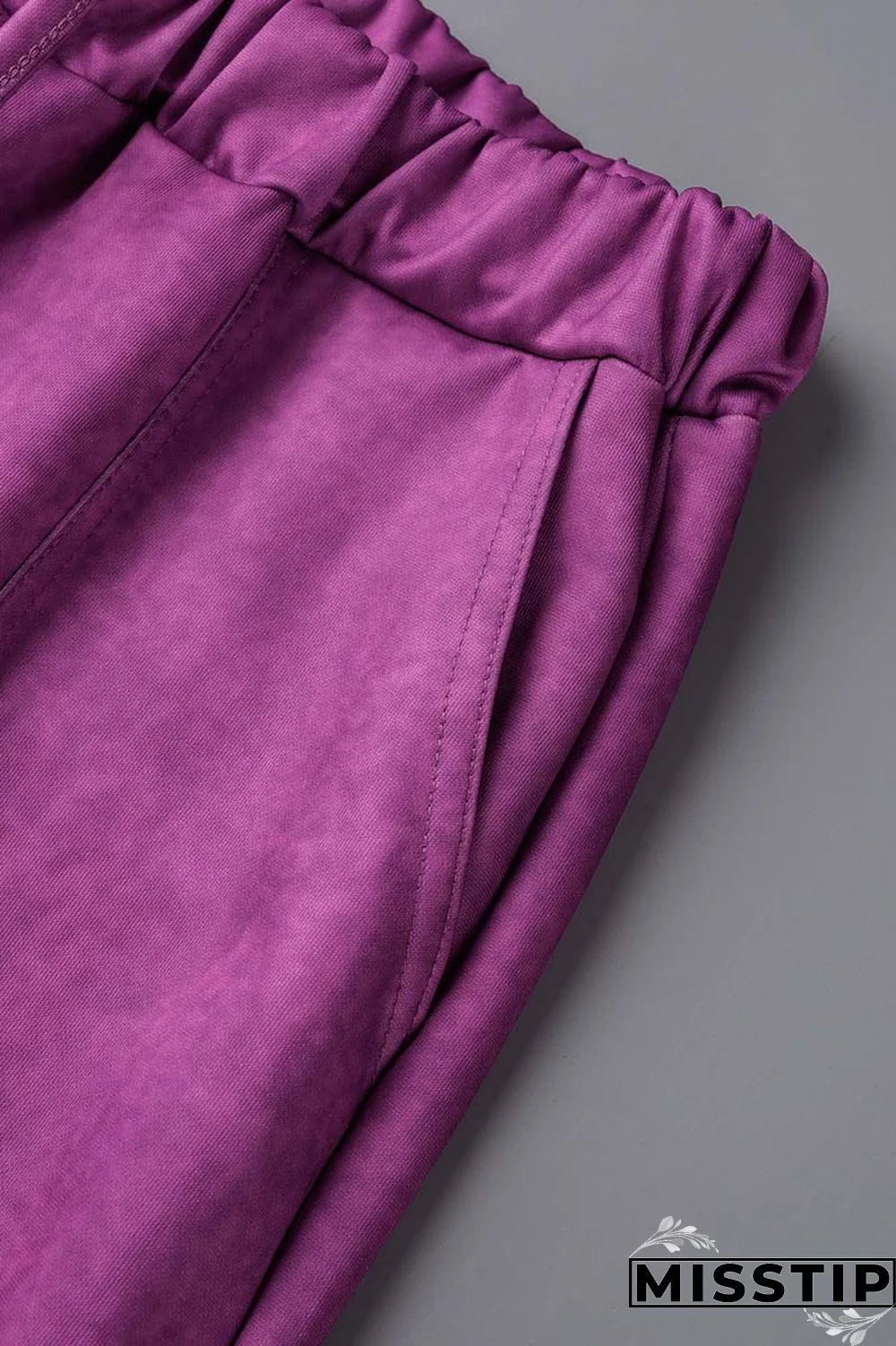 Blue Casual Solid Patchwork O Neck Sleeveless Two Pieces