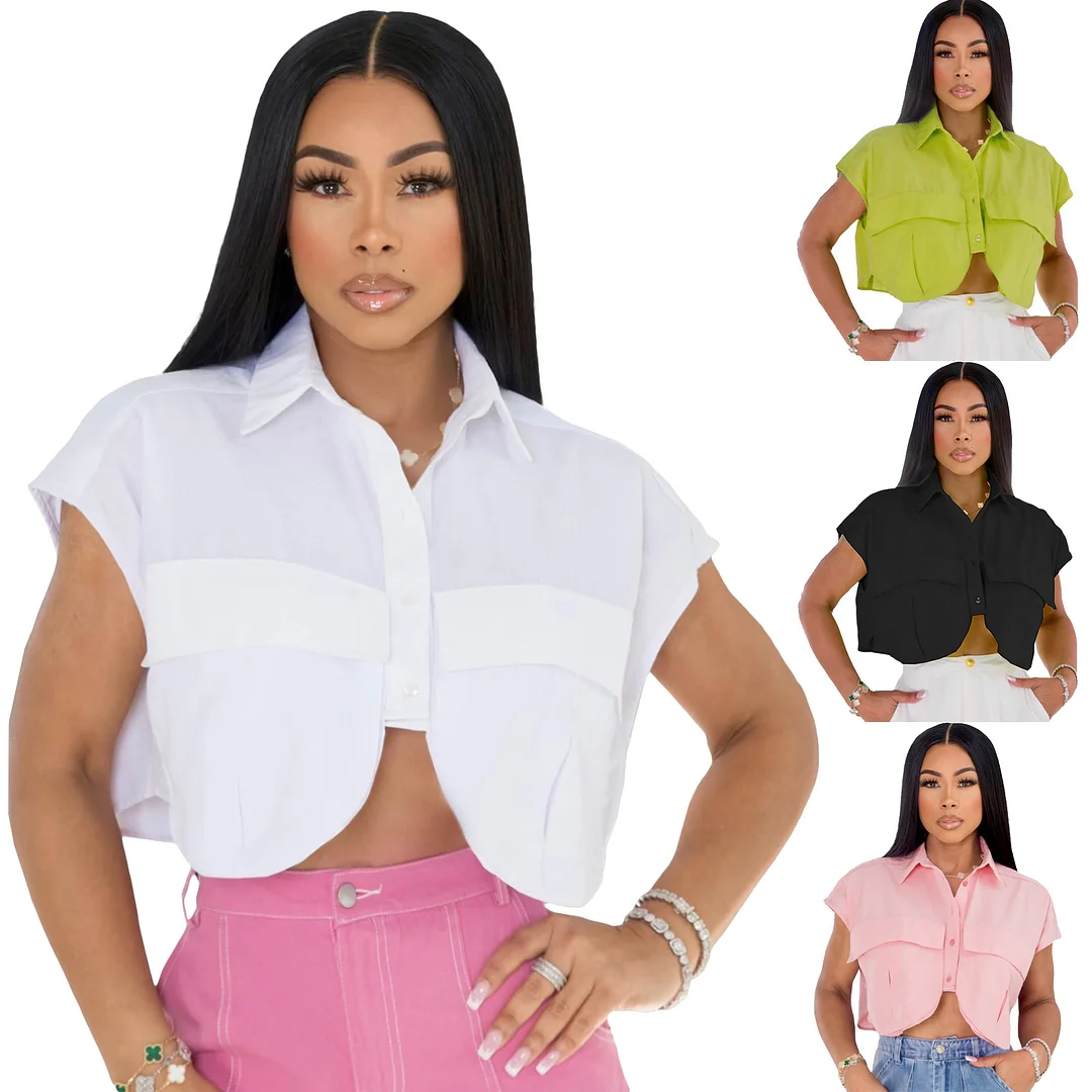 Summer Sexy Cropped Shirt | IFYHOME