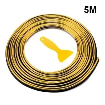 Car interior tinned decorative strips