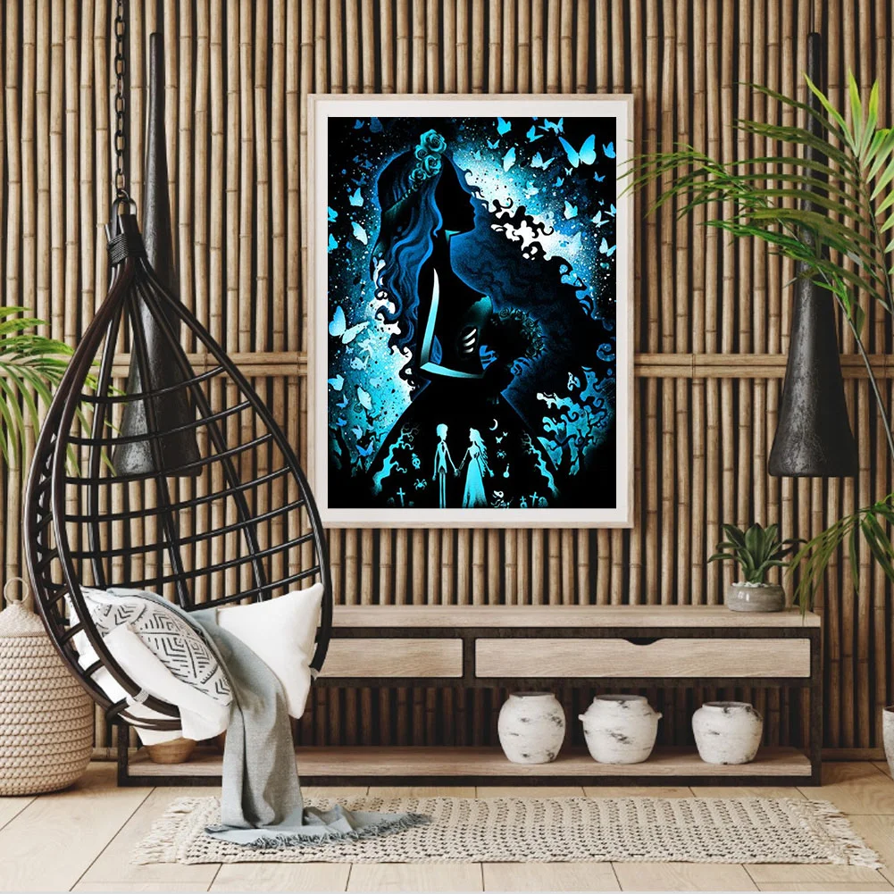 Diamond Painting - Full Round Drill - Silhouette(30*40cm)