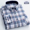 Men's 100% Cotton Plaid Shirt