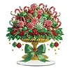 Christmas Cane Diamond Dot Painting Ornament DIY Double Sided Acrylic