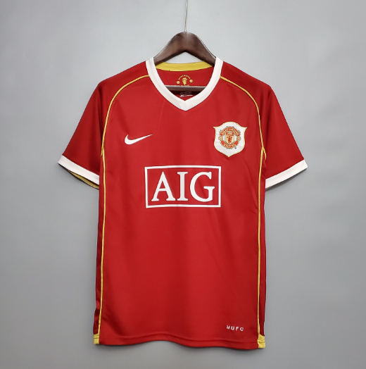  Retro 06/07 Manchester United Home Football T-Shirt