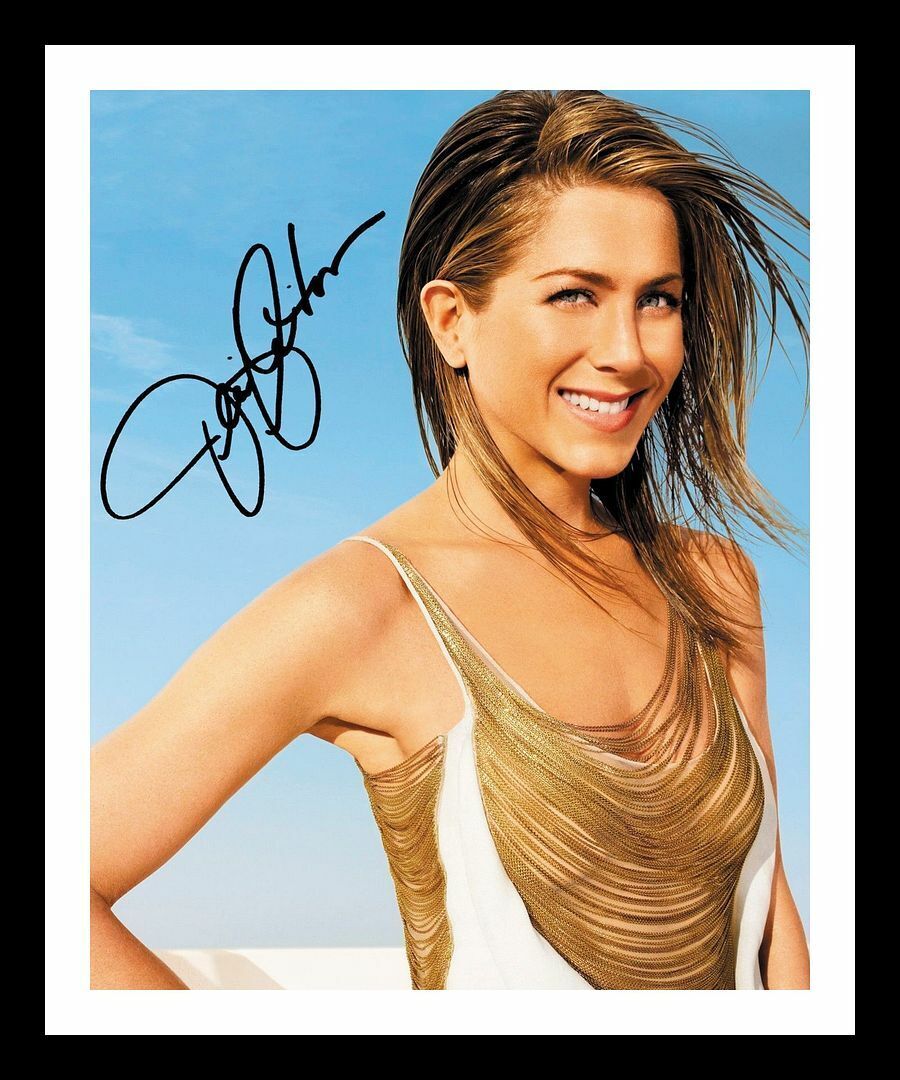 Jennifer Aniston Autograph Signed & Framed Photo Poster painting 8