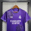 2024-2025 KIDS Real Madrid Y3 Rose Special Edition Purple Football Jersey 1:1 Quality Thai Quality