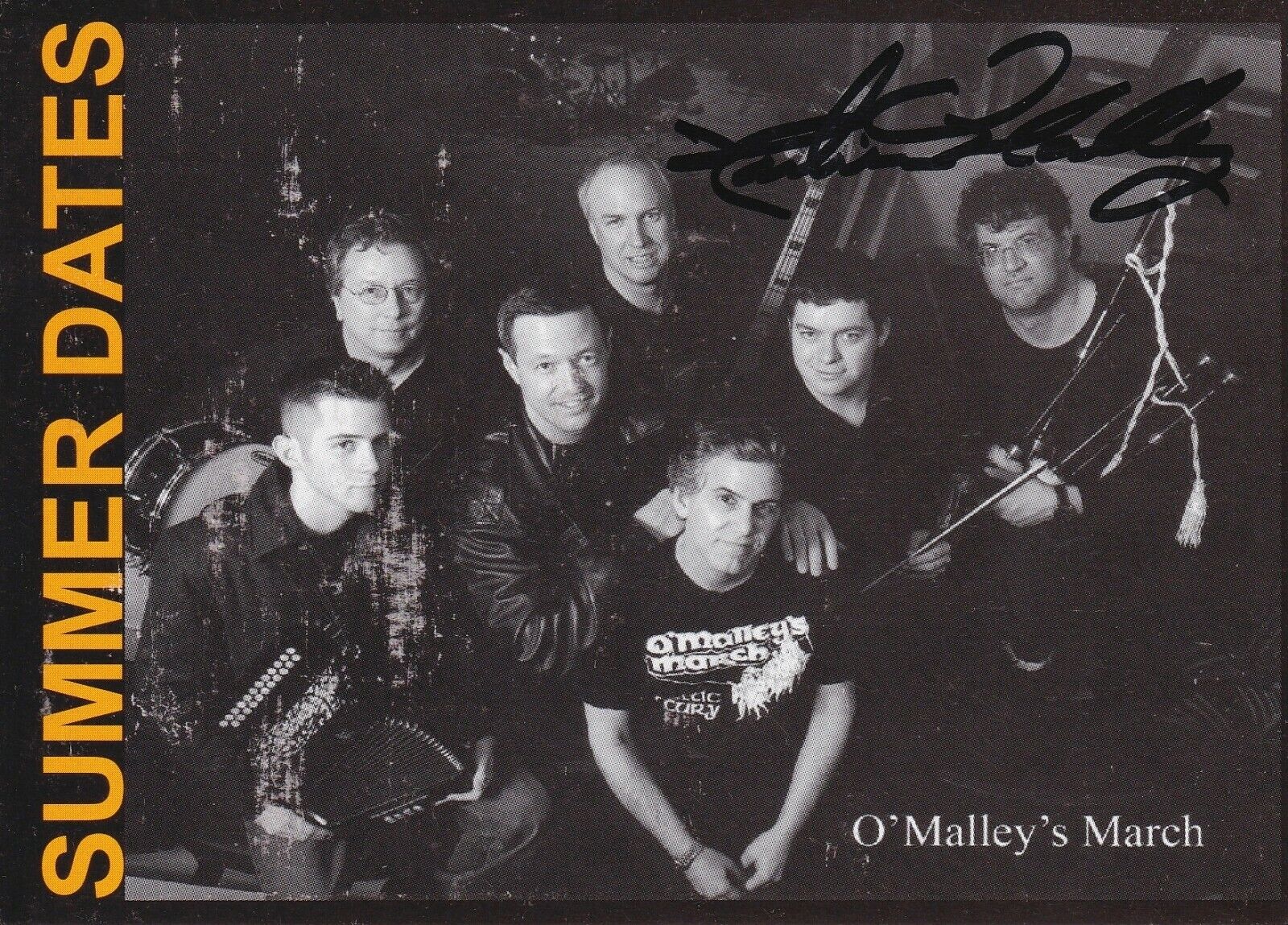 Martin O'Malley of O'Malley's March REAL hand SIGNED Post Card #1 COA