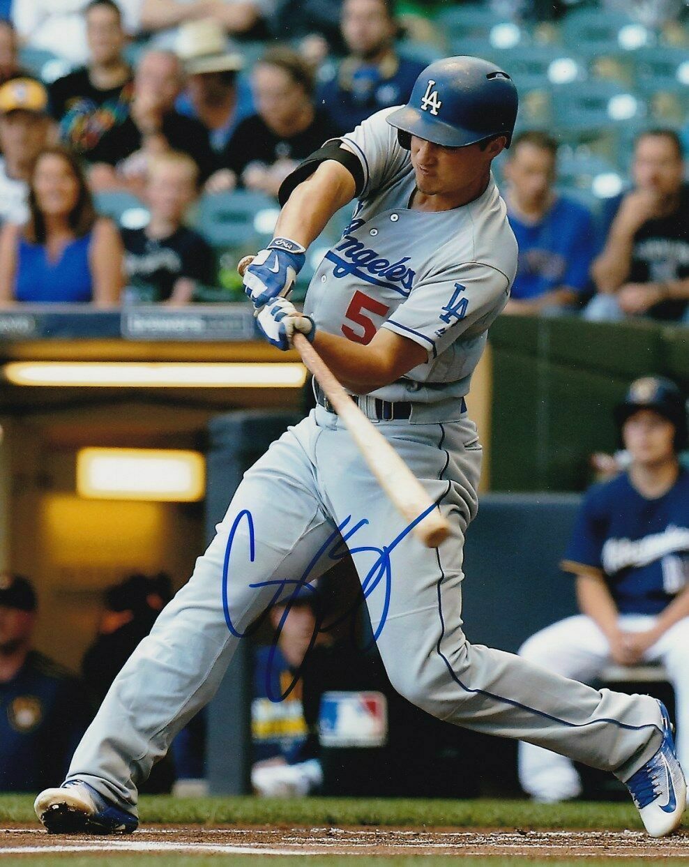 Corey Seager 8x10 SIGNED Photo Poster painting AUTOGRAPHED ( Dodgers ) REPRINT