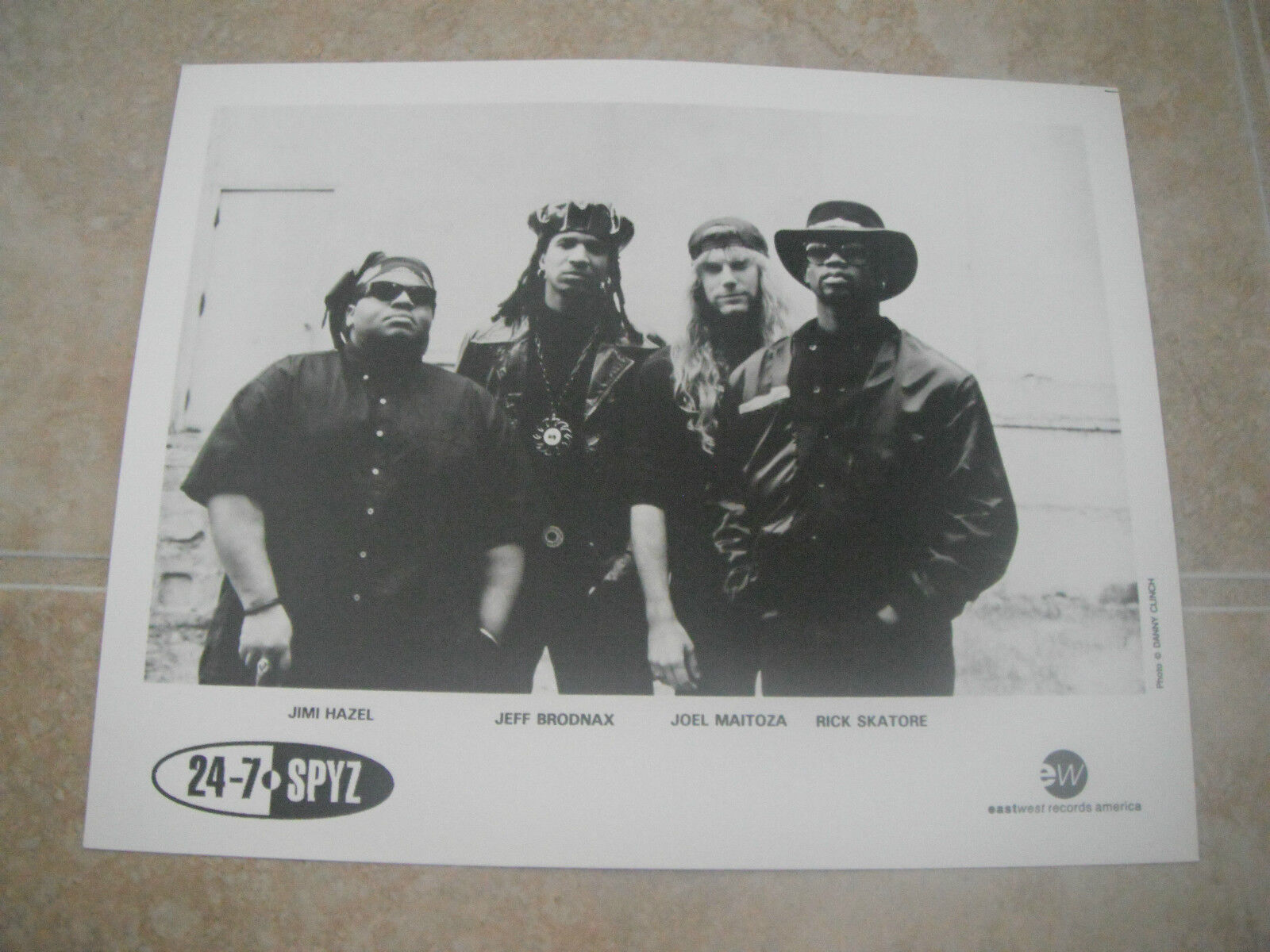 24-7 Spyz Gumbo Millennium B&W 8x10 Promo Photo Poster painting Picture #2