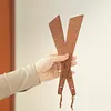2Pcs Outdoor Wooden Spatula Anti-Scalding Cooking Spatula Utensils Kitchen Tools