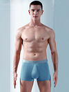 Men's Seamless Modal Boxer Briefs With Organic Latex Support Cup