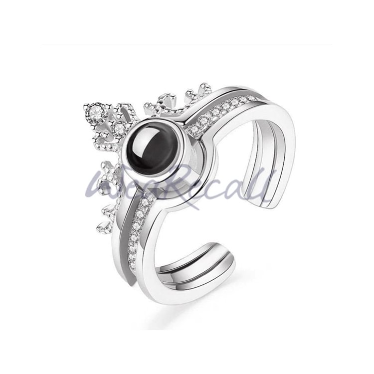 Projector Picture Custom Personalized Photo Ring 925 Silver wetirmss