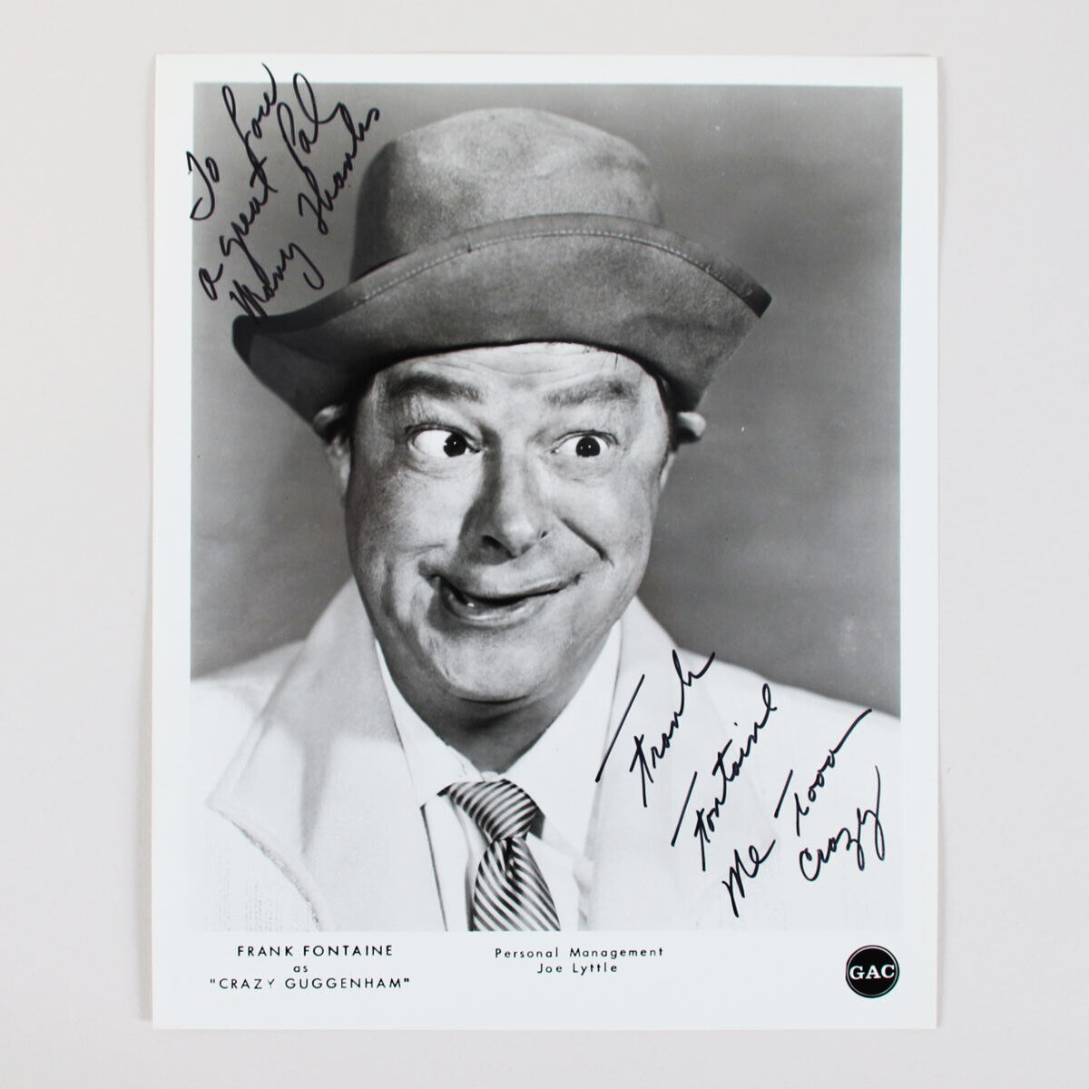 Frank Fontaine Signed Photo Poster painting 8x10 - COA JSA