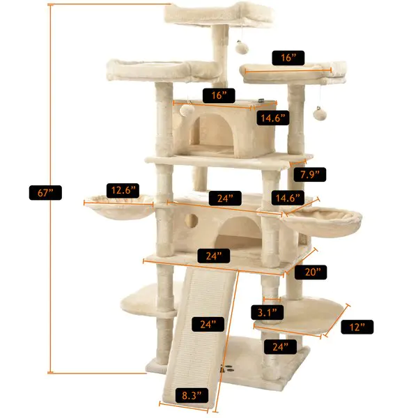 67" Lima Cat Tree