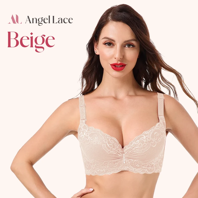 🔥 70% OFF 🔥 | Elegant Lace Embellished Large Size Bra