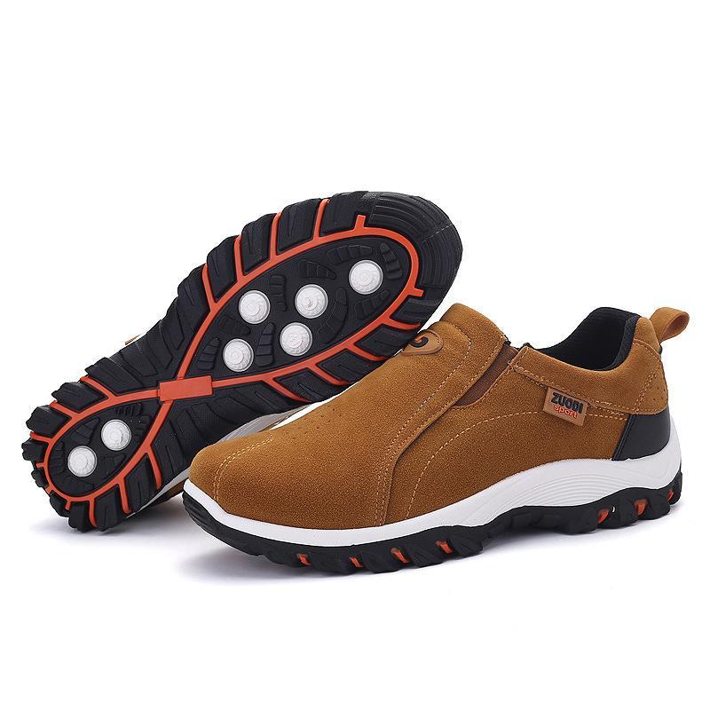 (Fast Shipping & 2 Pairs Free Shipping)Men's Lightweight Sneaker Outdoor Slip On Casual Walking Shoes 