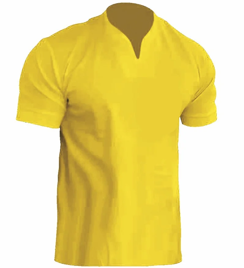 Uveng Uveng Men's Fitness Plus-Size Sports T-Shirt Men's Elastic Cotton Pocket Short-Sleeved Summer V-Neck Polo Shirt