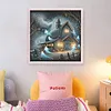 (Multi-Style)Halloween Haunted House-11CT Stamped Cross Stitch 50*50cm/19.69*19.69in tapestrymarket