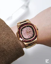 Patek Philippe Nautilus Ruby Dial 40mm