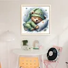 Sleeping Bear-11CT Stamped Cross Stitch 40*40cm/15.75*15.75in