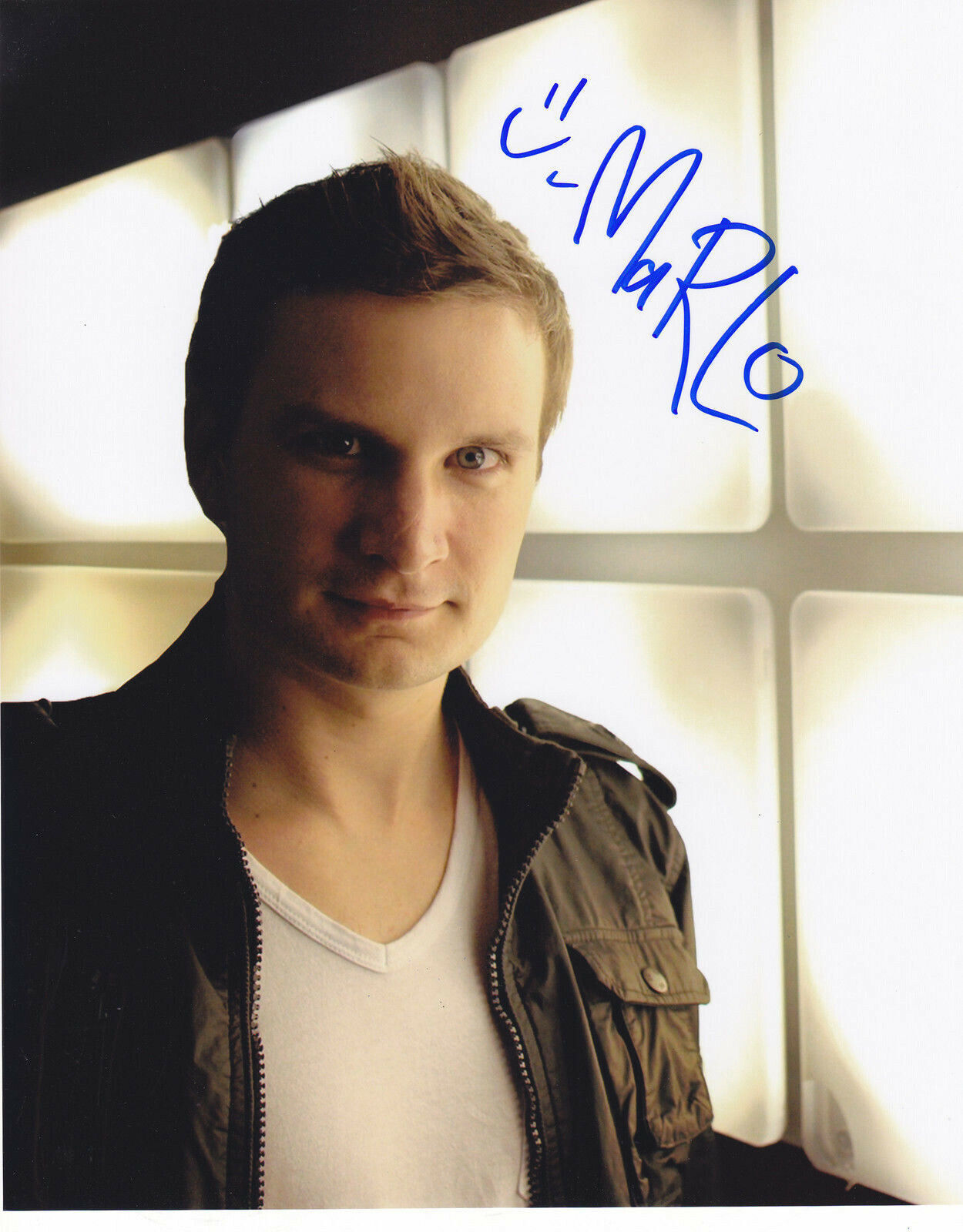 DJ MaRLo MARLO SIGNED AUTOGRAPH EDM DANCE TRANCE 8X10 Photo Poster painting EXACT PROOF #3