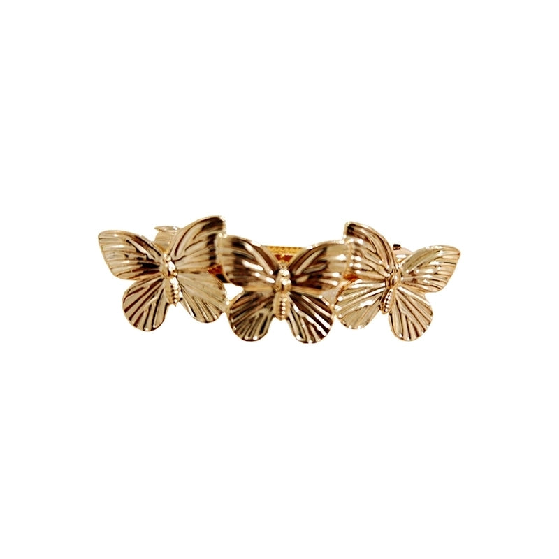 Women’s Elegant Classic Style Streetwear Butterfly Bow Knot Twist Metal Hair Clip