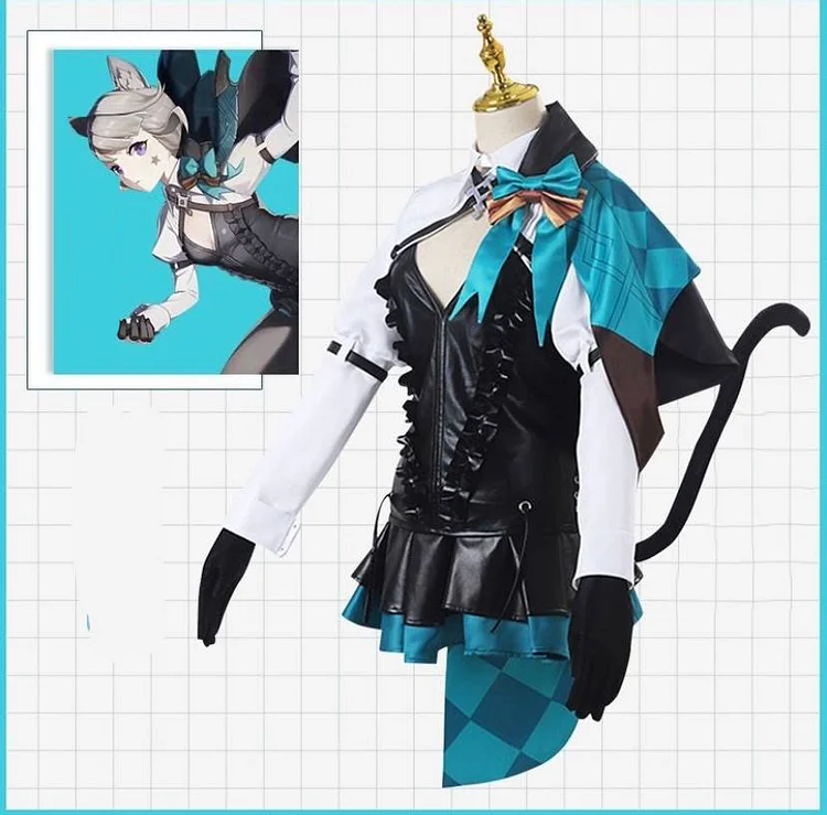 Genshin Toys Lynette Cosplay Costume
