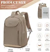 Wasserdicht Anti Diebstahl Rucksack 15,6 Zoll Laptop Rucksack Damen Schulrucksack Gro&szlig;e Business Notebook Daypack f&uuml;r Arbeit Reisen Backpack Herren M&auml;dchen Frauen Lila