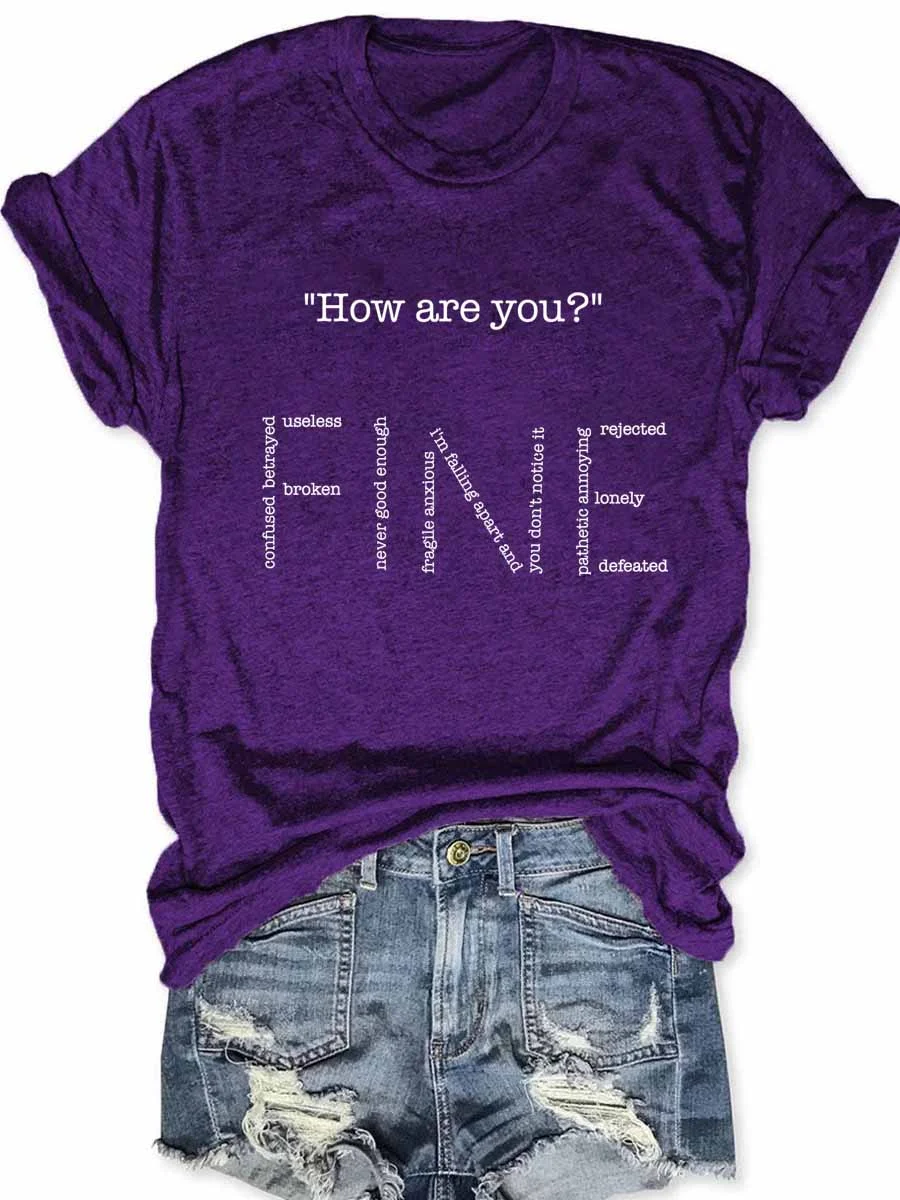 How Are You Fine T-Shirt