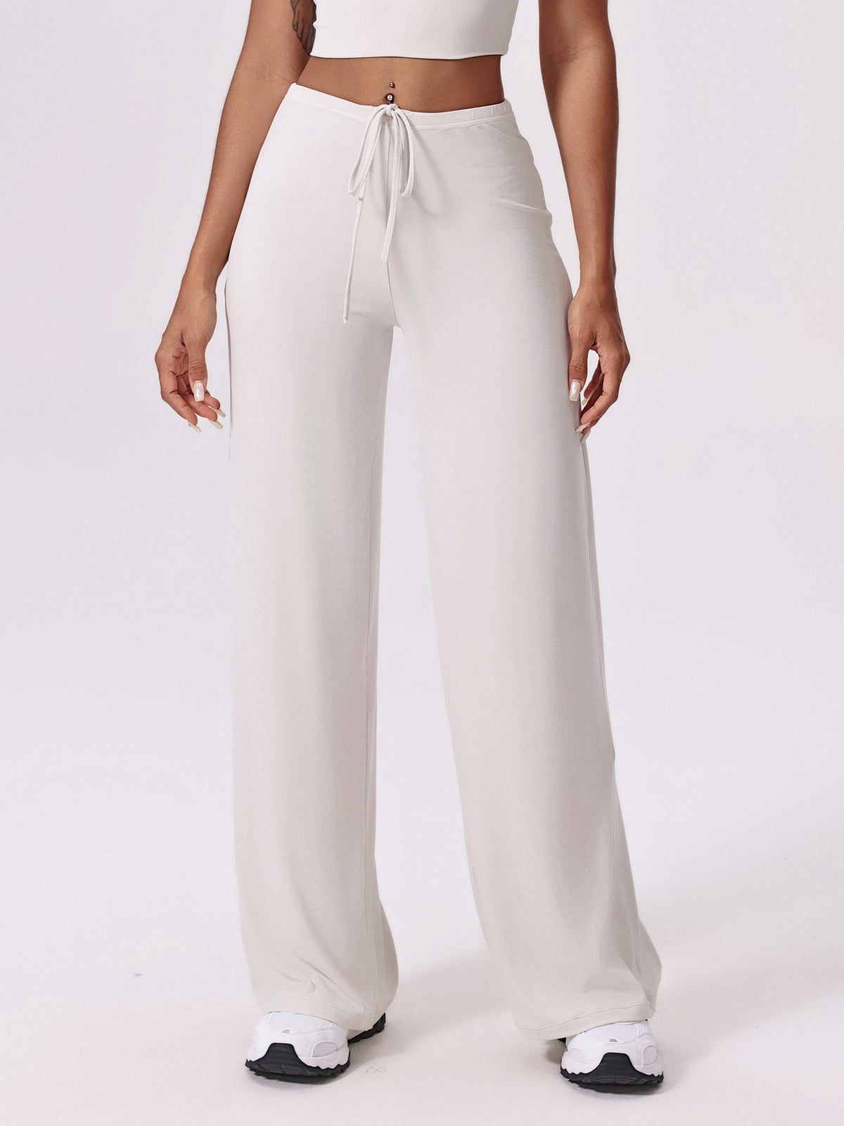 Wide Leg Drawstring Lounge Pants
