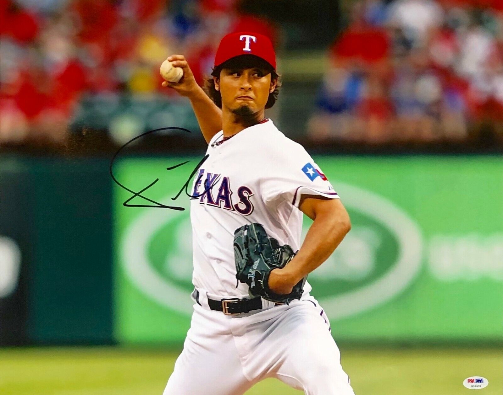 YU DARVISH Autographed SIGNED 16 X 20