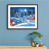 Christmas Snow Scene  | Full Round Diamond Painting Kits