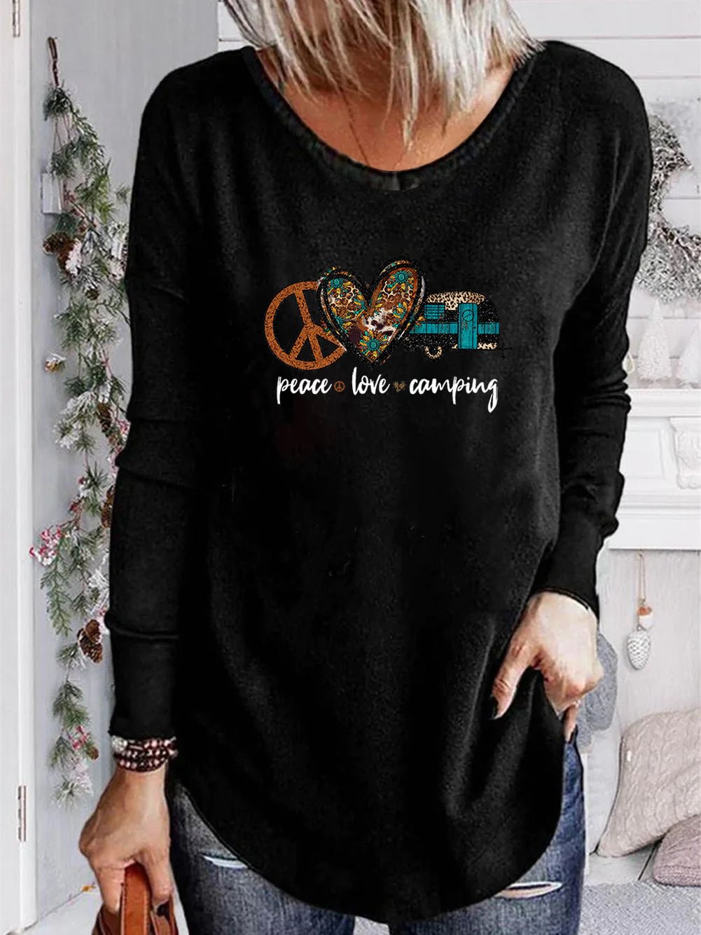 Unisex 100% Cotton Long Sleeve Crew Neck Be Kind Shirt