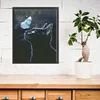 Bead Embroidery - Full Printed 9CT Blck Cat and Butterfly Cross Stitch Kit(52x340 CM)