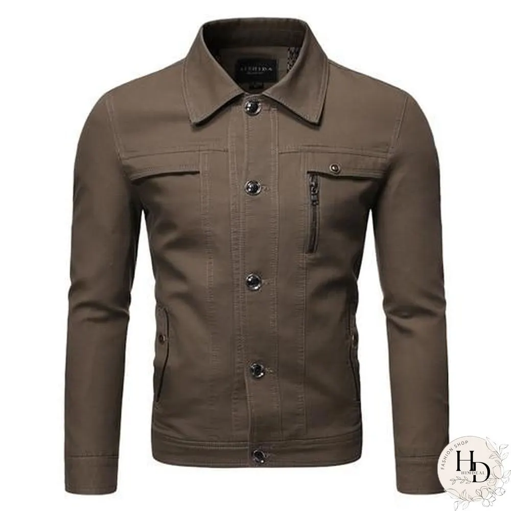 New Autumn Mens Jackets Fashion Military Jacket Men Coats Slim Fit Casual Male Outerwear