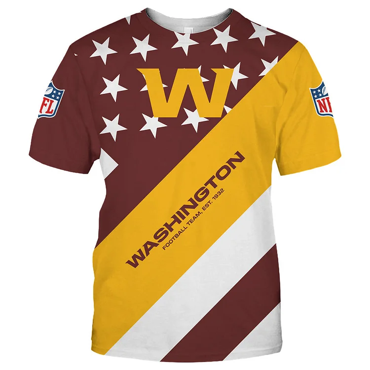 Washington Commanders All Over Print T-Shirt