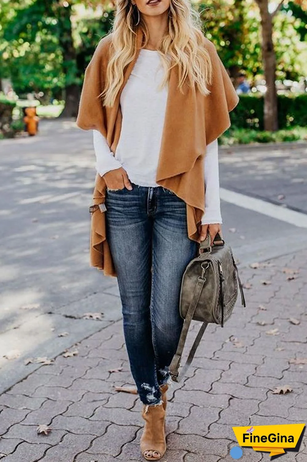 Irregular Casual Knit Cardigan Coat